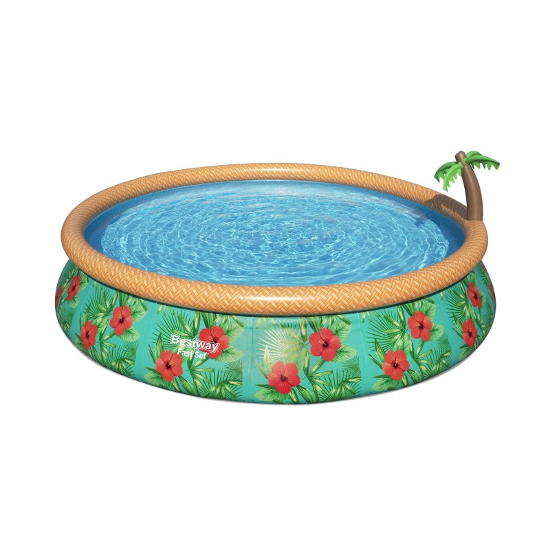 Piscine autoportante Fast Set ronde 457 x 84 cm avec filtration