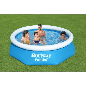 Piscine autoportante ronde Fast Set 244 x 61 cm avec filtration