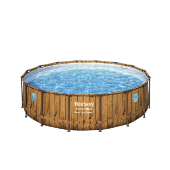 Piscine Tubulaire Ronde Bestway Power Steel Swim Vista 488x122