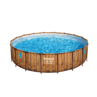 Piscine Tubulaire Ronde Bestway Power Steel Swim Vista 549x122