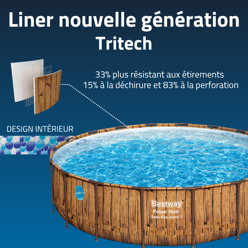 Piscine Tubulaire Ronde Bestway Power Steel Swim Vista 549x122