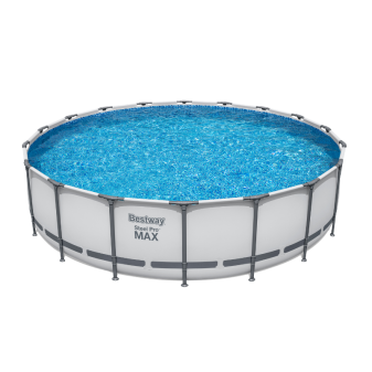 Piscine Tubulaire Ronde Bestway Steel Pro Max 549x122 Grise