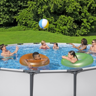 Piscine Tubulaire Ronde Bestway Steel Pro Max 549x122 Grise Piscine Tubulaire Ronde Bestway Steel Pro Max 549x122 Grise