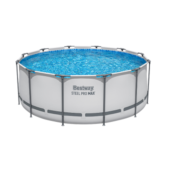 Piscine Tubulaire Ronde Bestway Steel Pro Max 366x122 Grise