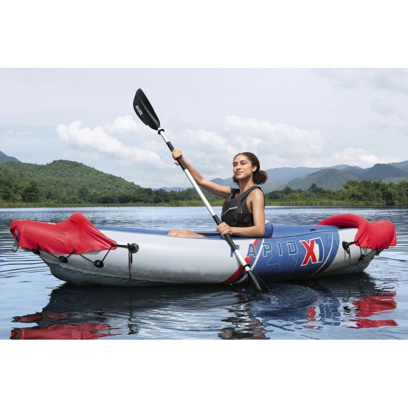 Kayak gonflable Hydro-Force Rapid X1 290 cm Bestway Set complet Kayak gonflable Hydro-Force Rapid X1 290 cm Bestway Set complet