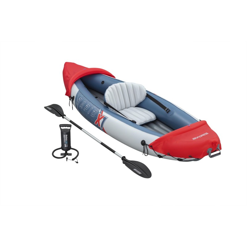 Kayak gonflable Hydro-Force Rapid X1 290 cm Bestway Set complet Kayak gonflable Hydro-Force Rapid X1 290 cm Bestway Set complet