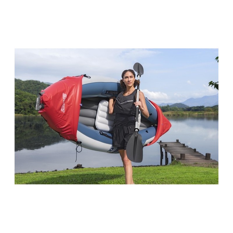 Kayak gonflable Hydro-Force Rapid X1 290 cm Bestway Set complet Kayak gonflable Hydro-Force Rapid X1 290 cm Bestway Set complet
