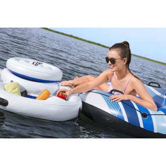 Glacière gonflable étanche 18,5 L idéale pour vos boissons fraîches en été