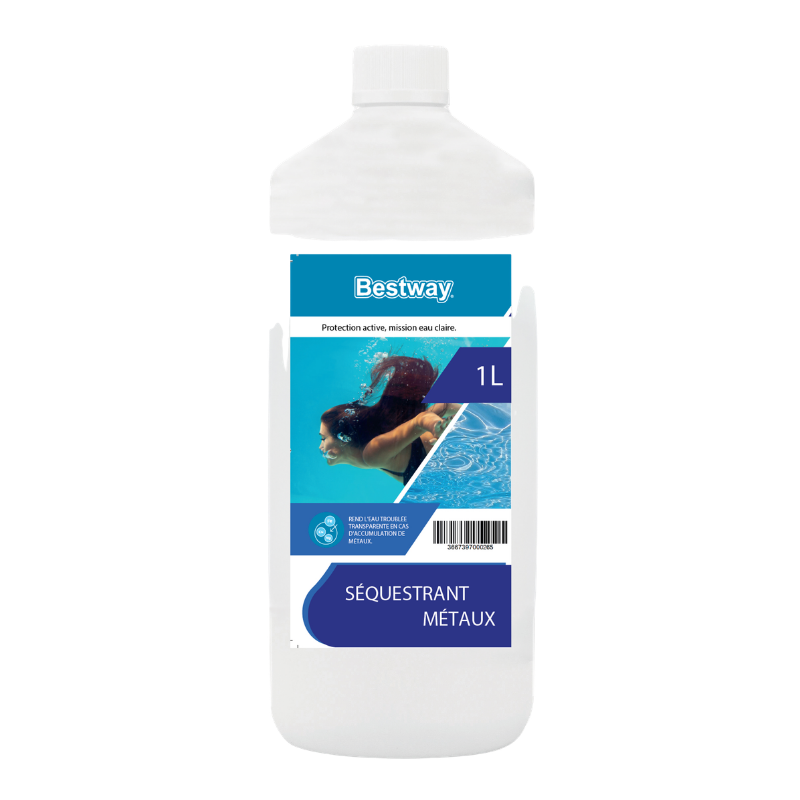 Séquestrant Métaux 1 Litre Protection Piscine et Équipements Bestway