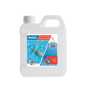 ECO-Chlore 5 Litres Multiaction Désinfection Complète Piscine Bestway
