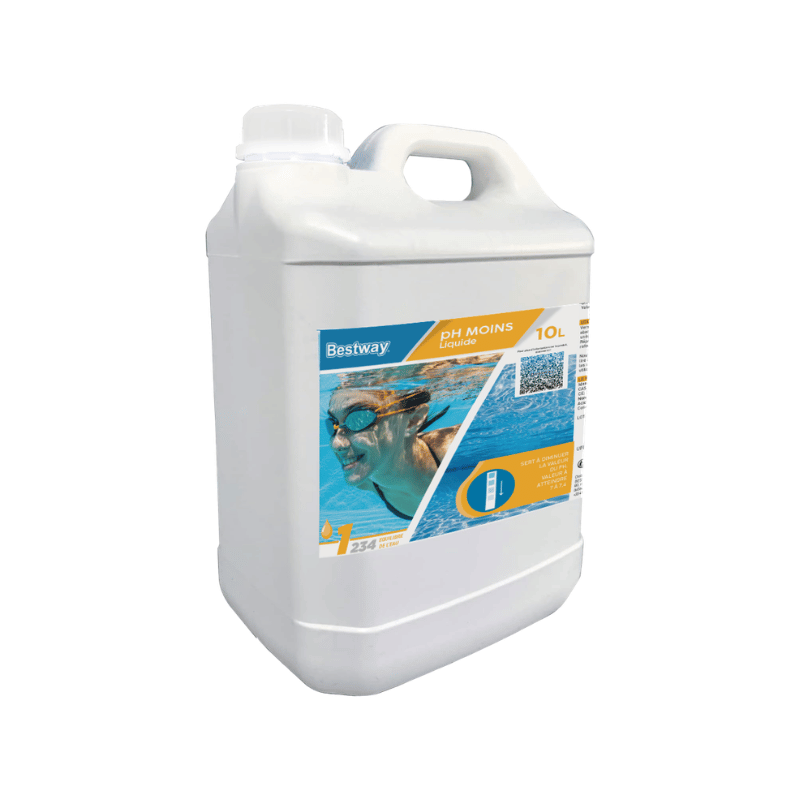 pH Moins Liquide 10 Litres Équilibre de l'eau Bestway