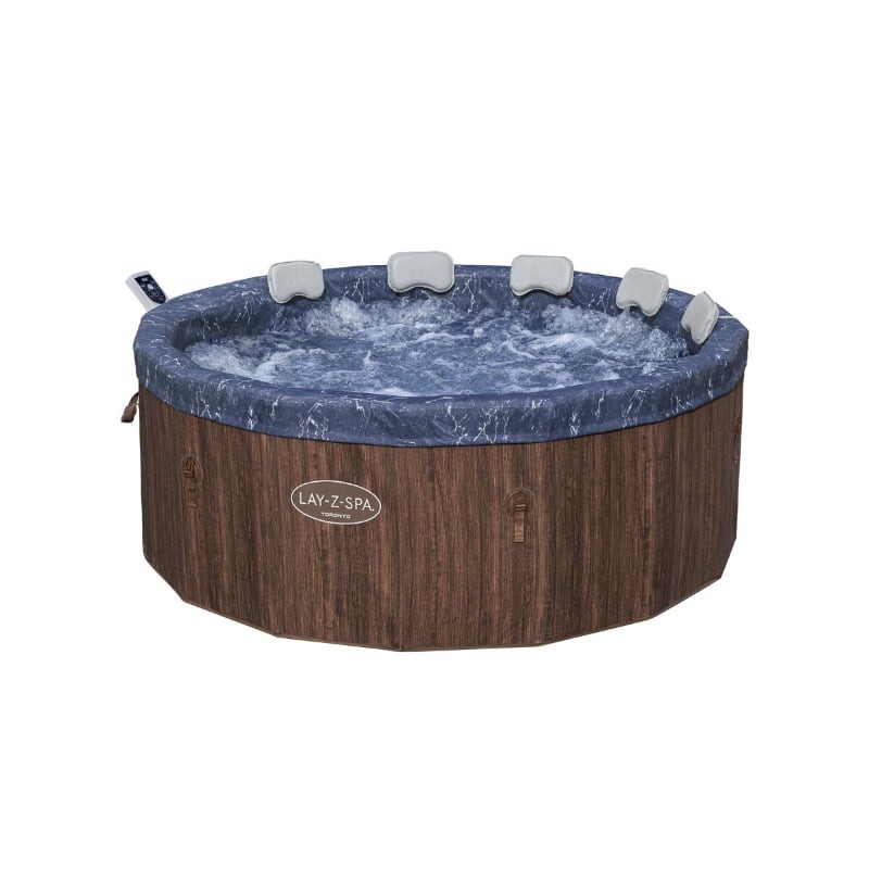 Spa gonflable rond Lay-Z-Spa Toronto Smart AirJet 5-7 personnes écoénergétique WIFI Bestway