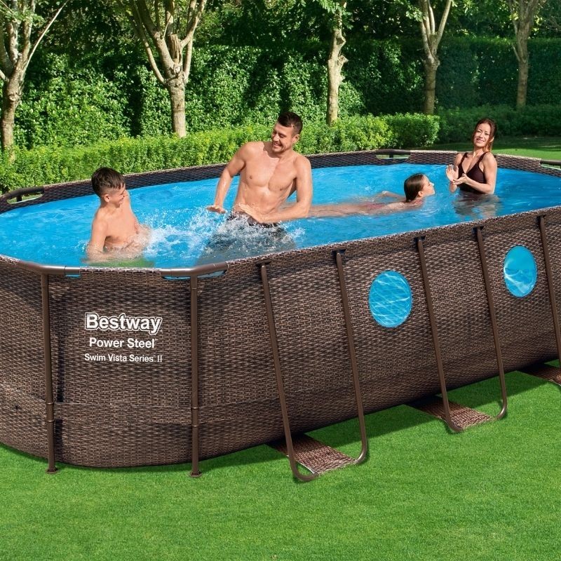 Piscine Tubulaire Ovale Bestway Swim Vista 549x274 Rotin