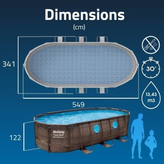 Piscine Tubulaire Ovale Bestway Swim Vista 549x274 Rotin