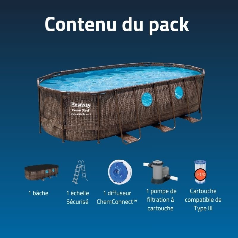 Piscine Tubulaire Ovale Bestway Swim Vista 549x274 Rotin