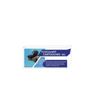 Floculant en Cartouches 1 kg Clarification Eau Piscine Bestway