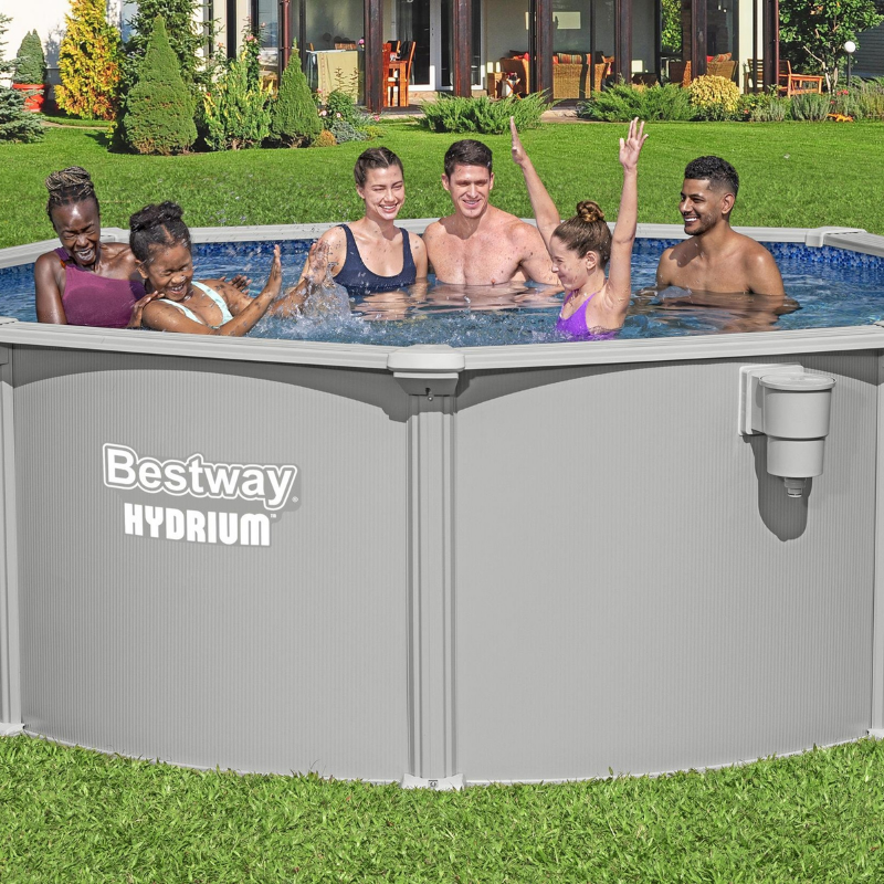 Piscine Acier Ronde Bestway Hydrium 300x120 Grise