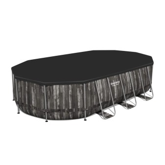 Bâche 4 saisons pour piscine Power Steel ovale - 549 x 274 x 122 cm