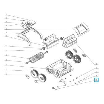 Chargeur pour robot de piscine Thetys 58519 - Ruby - 16908 - Diamond 16953