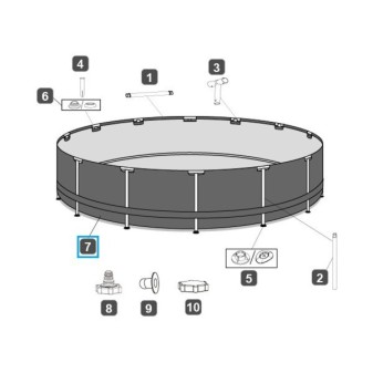 Liner pour piscine Steel Pro MAX™ Bestway® 3.66 m x 76 cm