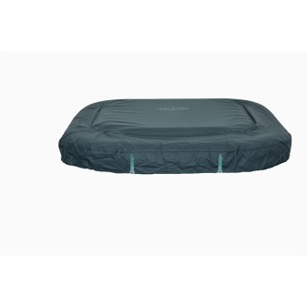 Enveloppe de couverture similicuir pour Lay-Z Spa Ibiza EnergySense AirJet 6 - 180 x 180 x 66 cm