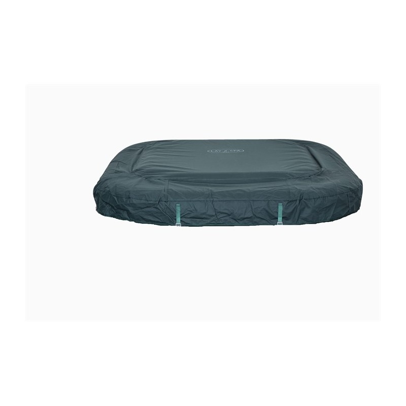 Enveloppe de couverture similicuir pour Lay-Z Spa Ibiza EnergySense AirJet 6 - 180 x 180 x 66 cm