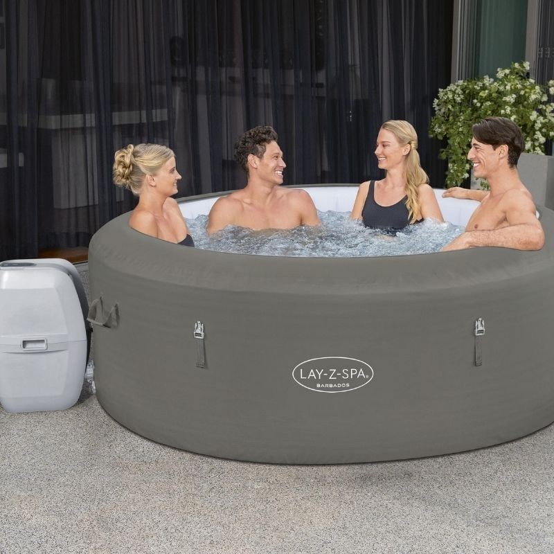 Spa gonflable rond 4 places Lay-Z-Spa Barbados Airjet