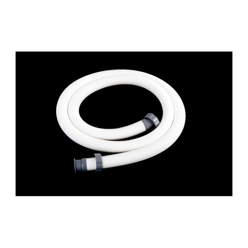 Tuyau de raccordement 3 m  avec écrous pour pompe de filtration - raccord 38 mm