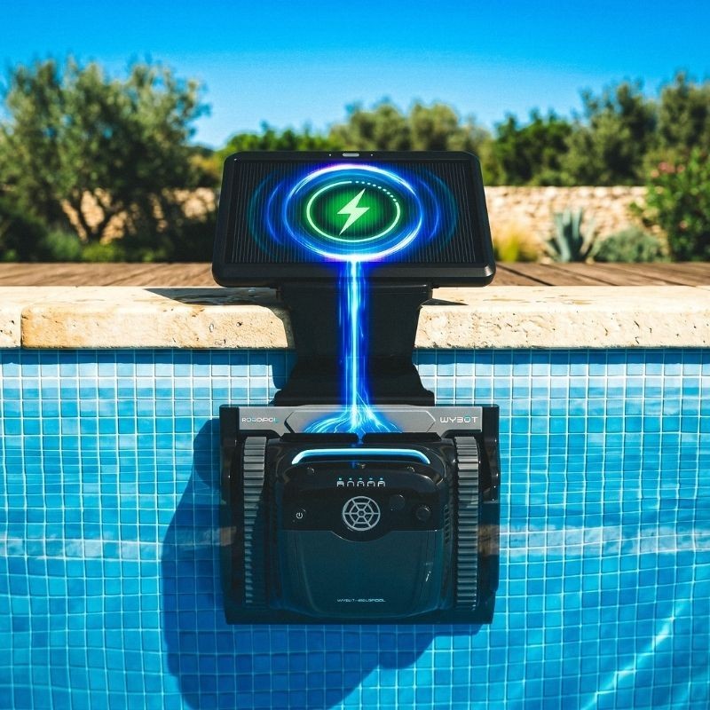 Robot Titan Solaire & IA - Fond, Parois & Ligne d'eau 300m² max