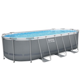 Piscine Tubulaire Ovale Bestway  Steel Pro Max™ 549x274 Grise