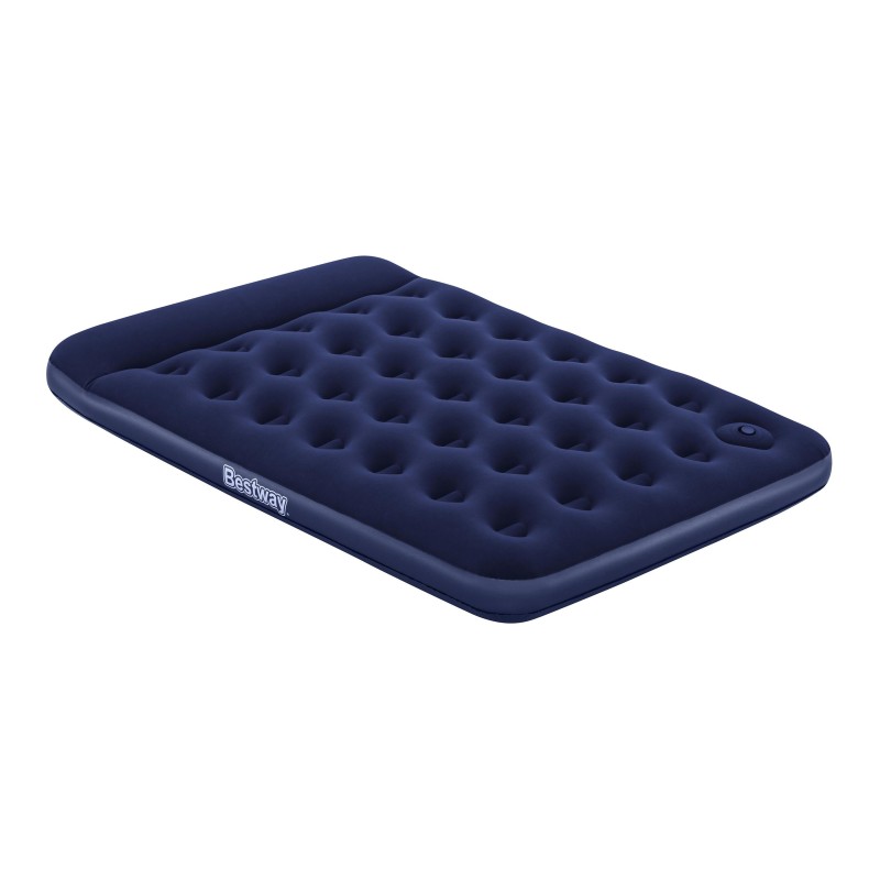 Matelas gonflable camping 2 places 191x137x22cm pompe à pied Matelas gonflable camping 2 places 191x137x22cm pompe à pied