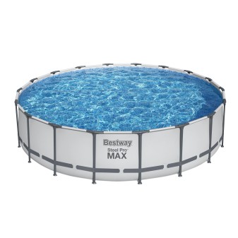 Piscine hors sol tubulaire ronde Bestway Steel Pro Max 549 x 122 sans accessoires