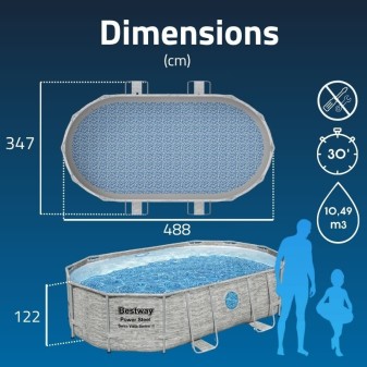 Piscine Tubulaire Ovale Bestway Swim Vista 488x305 Pierres