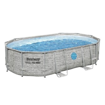 Piscine Tubulaire Ovale Steel Pro MAX™ 488x305 Pierres