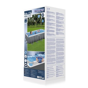 Piscine hors sol rectangle Power Steel 549 x 274 x 132 cm