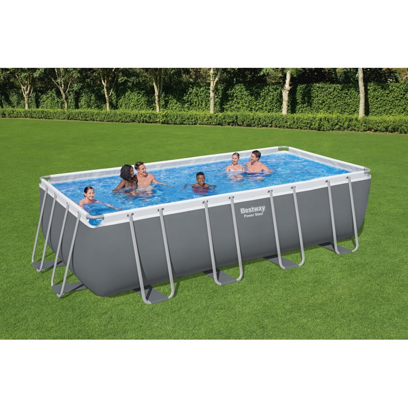 Piscine hors sol rectangle Power Steel 549 x 274 x 132 cm