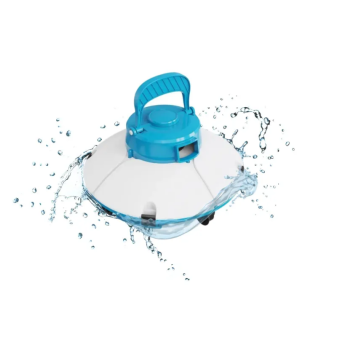 Robot Sans Fil Frisbee Bleu - Fond Plat 15m²