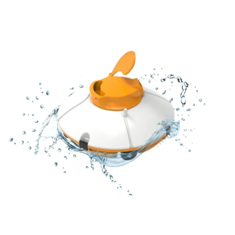 Robot Sans Fil Frisbee Orange - Fond Plat 15m²