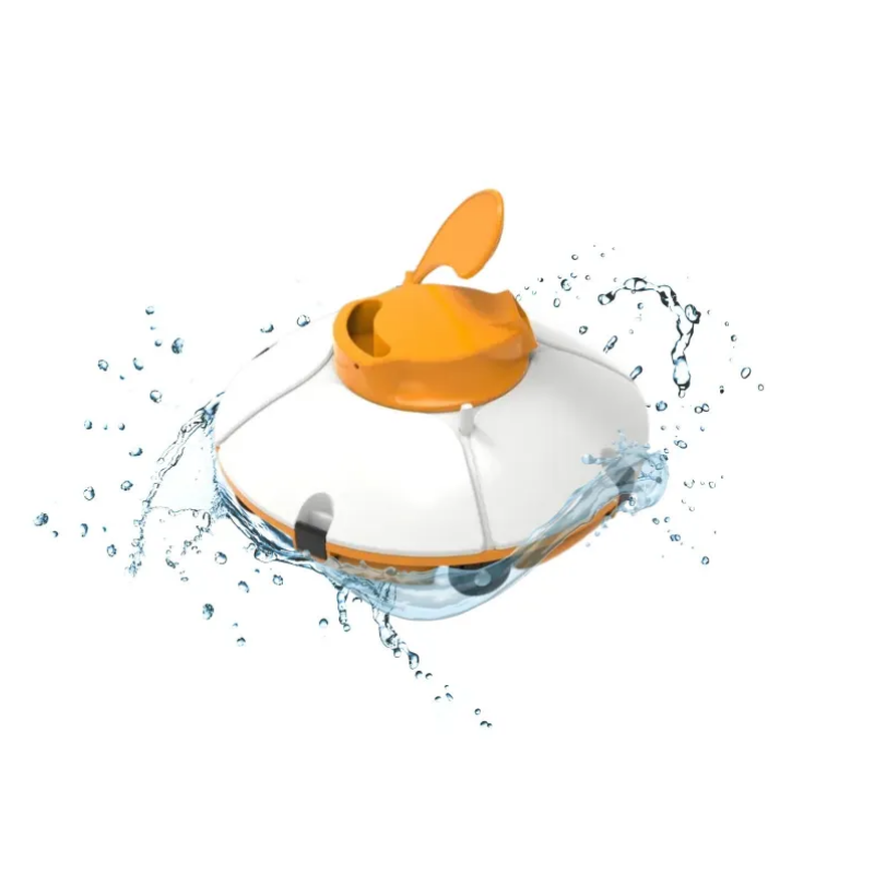 Robot Sans Fil Frisbee Orange - Fond Plat 15m²