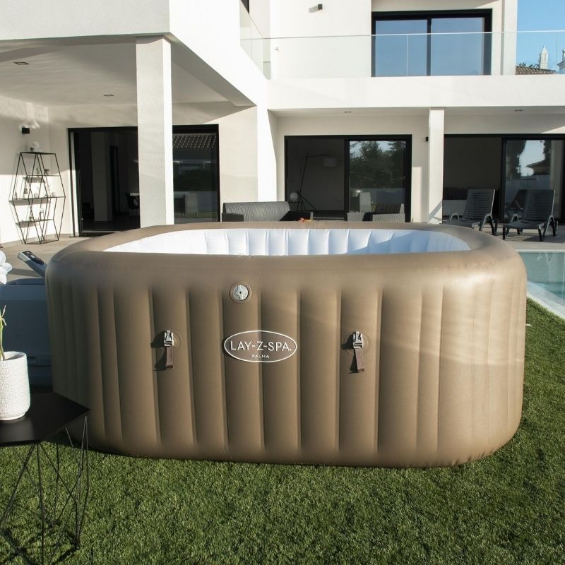 Spa gonflable carré Lay-Z-Spa Palma Hydrojet Pro 5-7 personnes Spa gonflable carré Lay-Z-Spa Palma Hydrojet Pro 5-7 personnes