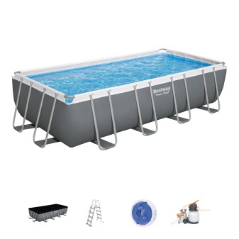 Piscine hors sol rectangle Power Steel 549 x 274 x 122 cm Piscine hors sol rectangle Power Steel 549 x 274 x 122 cm