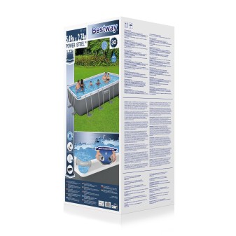 Piscine hors sol rectangle Power Steel 549 x 274 x 122 cm Piscine hors sol rectangle Power Steel 549 x 274 x 122 cm