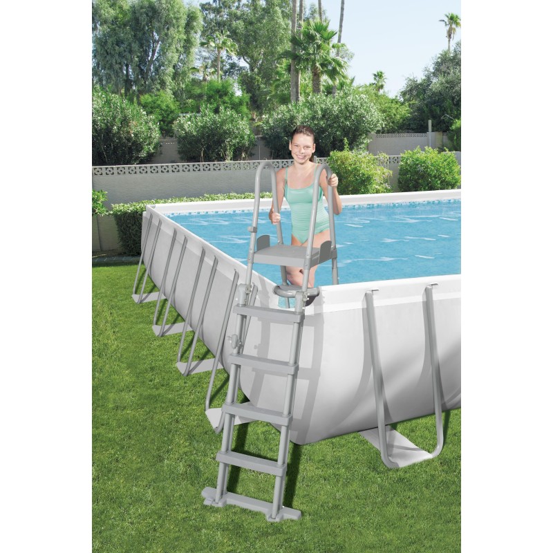 Piscine hors sol rectangle Power Steel 956 x 488 x 132 cm