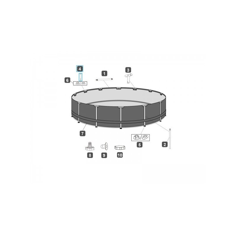 Pin pour piscines Power Steel™ Bestway® (56993 / 5614V) Pin pour piscines Power Steel™ Bestway® (56993 / 5614V)