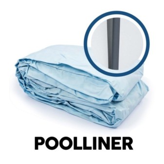 Liner pour piscine Steel Pro MAX ronde - 396 x 122 cm