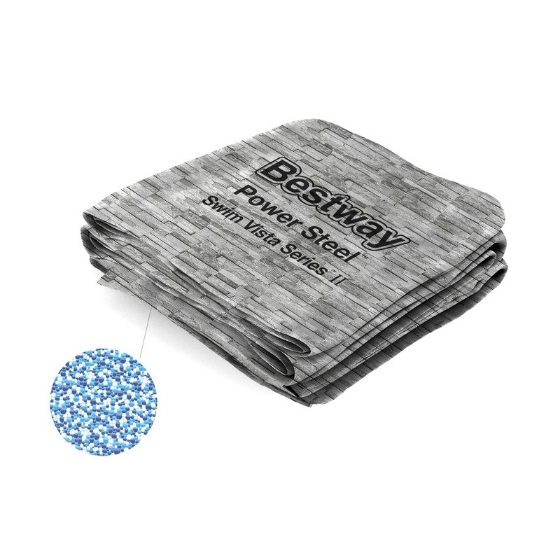 Liner pour piscine Power Steel™ Swim Vista Series™ Bestway® 4.88 m x 3.05 m x 1.07 m