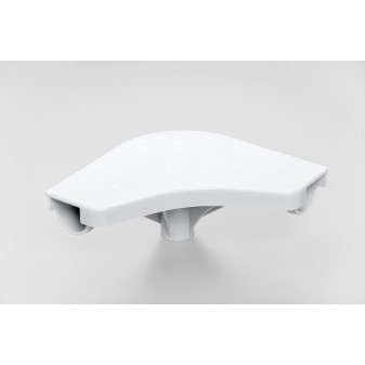 Raccord d'angle pour piscine Steel Pro rectangulaire - 399 x 208 x 81 cm