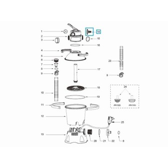 Adaptateur de tuyau d'arrosage pour tous les systèmes de filtre à sable Flowclear™ Bestway®