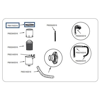 Ecrou de serrage pour Skimmer flottant Flowclear™ Bestway®  (58233, 58237)