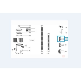 Grille d'aspiration pour piscine - Diam 32
